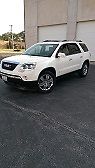 GMC : Acadia SLT 1 acadia, slt 1, white, dual moonroofs, leather, touch screen, bluetooth, clean