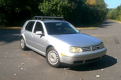 Volkswagen : Golf TDI 2002 volkswagon golf tdi turbo diesel silver 4 doors roof rack runs great