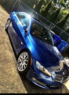 BMW : 3-Series 2007 bmw 335 i coupe blue bmw turbo