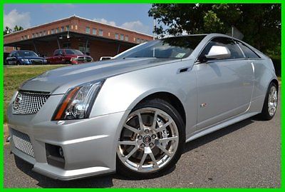 Cadillac : CTS V POLISHED WHEELS 1 OWNER 800 ORIGINAL MILES! 6.2 l supercharged automatic navigation light titanium interior radiant silver