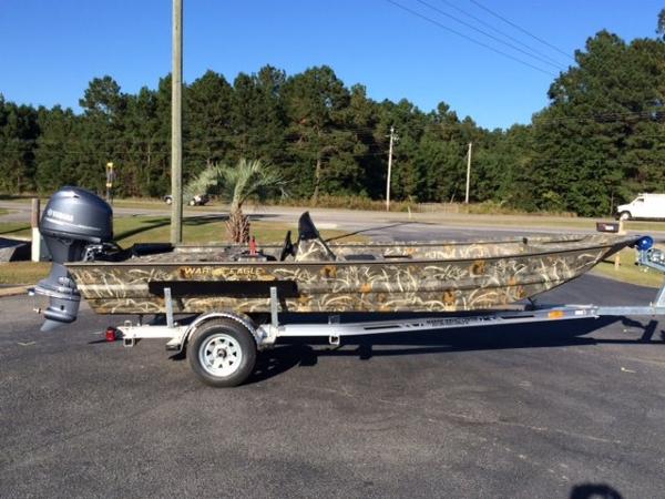 Outboard jon boat - 754LDSV - War Eagle - side console / sport-fishing