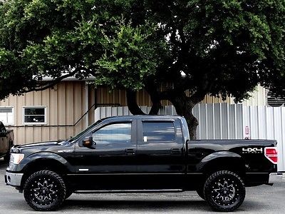 Ford : F-150 XLT 4X4 LEVEL KIT FUEL WHEELS NITTO TIRES TWO TONE LEATHER BEDLINER SYNC POWER SEAT