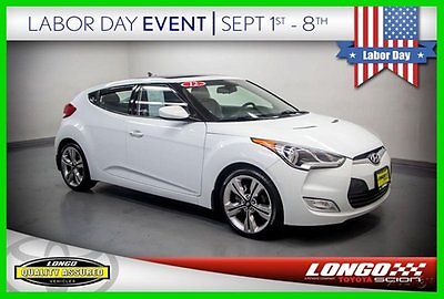 Hyundai : Veloster 3dr Coupe Automatic w/Gray Int 2012 3 dr coupe automatic w gray int used 1.6 l i 4 16 v automatic front wheel drive