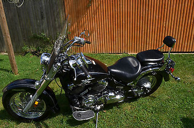 Yamaha : V Star Black Yamaha Vstar Classic  650 Very Low Miles