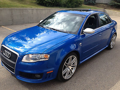 Audi : RS4 RARE Sprint blue on black, 420 HP sedan, 6 speed