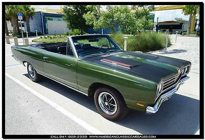 Plymouth : Road Runner Fully Restored and Documented 69 Plymouth Roadrunner Convertible SHOW CAR!