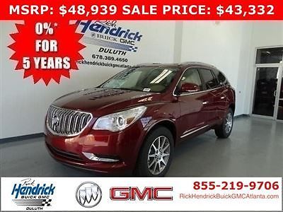Buick : Enclave FWD 4dr Leather FWD 4dr Leather New SUV Automatic Gasoline 3.6L V6 Cyl  CRIMSON RED TINCOAT