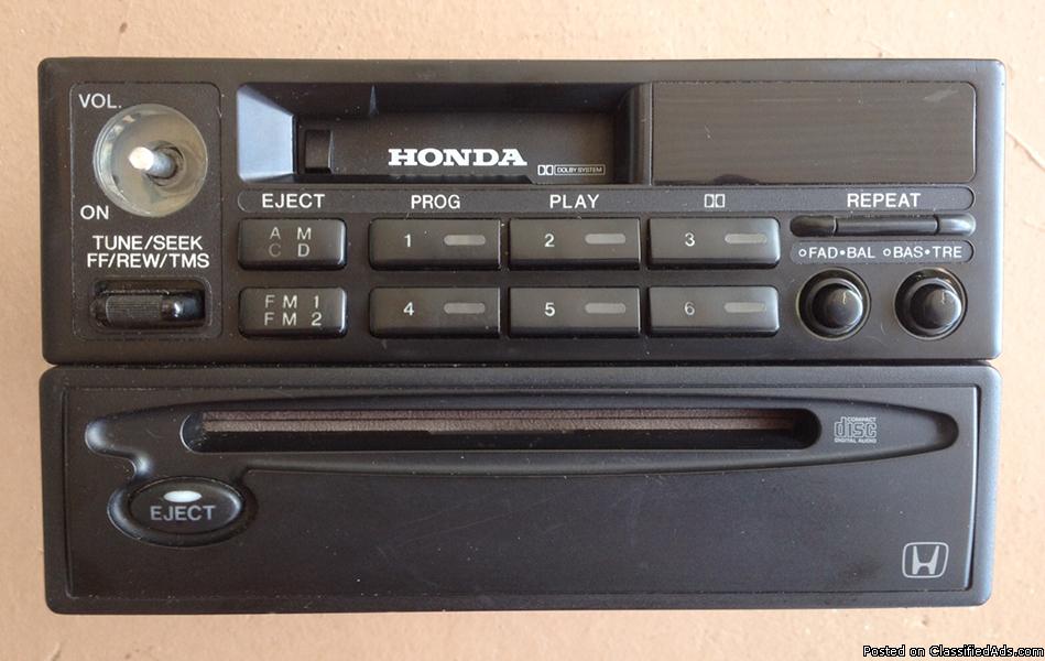 Honda Prelude radio