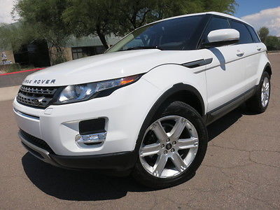 Land Rover : Range Rover Evoque Pure Plus Panoramic Roof Navigation Back up Cam Fuji White 4WD Loaded Up 2014 2012 evoque