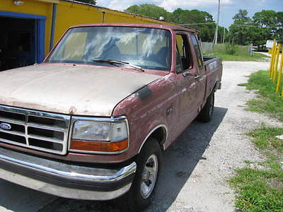 Ford : F-150 XLT Extended Cab Pickup 2-Door 1993 project ford f 150 xlt lariat extended cab pickup 2 door 5.8