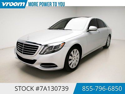 Mercedes-Benz : S-Class S550 4MATIC Certified 2015 6K MILES 1 OWNER 2015 mercedes benz s 550 4 matic 6 k miles nav sunroof 1 owner cln carfax vroom