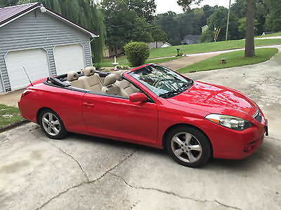 Toyota : Solara SLE Convertible 2-Door 2008 toyota solara sle convertible 2 door 3.3 l red all leather fully loaded