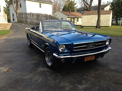 Ford : Mustang 1965 ford mustang convertible full nut and bolt restoration