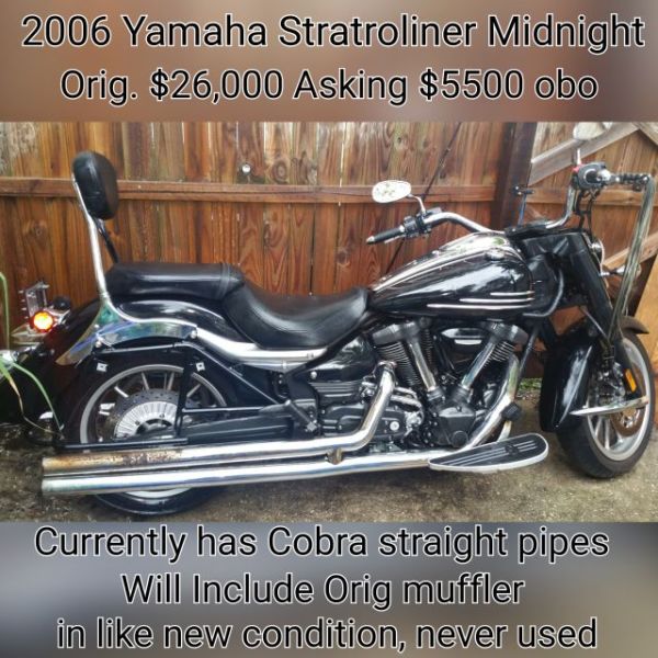 2006 Yamaha Stratroliner Midnight $5500 obo