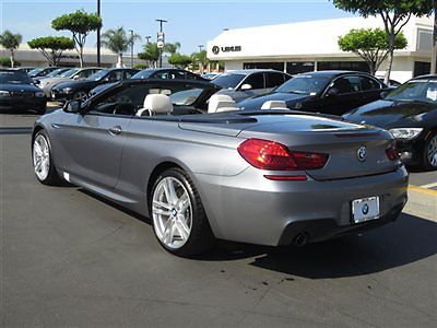 BMW : 6-Series 640i 640 i 6 series new 2 dr convertible automatic gasoline 3.0 l straight 6 cyl space
