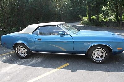 Ford : Mustang Base Convertible 2-Door 1973 ford mustang convertible 2 door 67 k miles