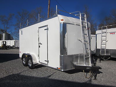 NEW 16 UNITED 7' X 16' ENCLOSED 10K CONTRACTOR TRAILER