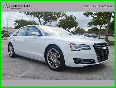 Audi : A8 L 4.0T quattro WHY BUY NEW THIS IS A MUST L@@K One Owner Clean Carfax Please Call Russ Kerr at 855-235-9345