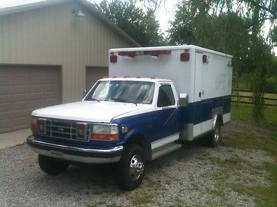 Ford : F-350 XLT 4 wd diesel ambulance expedition vehicle aluminum body 4 x 4 van sportsmobile e 350