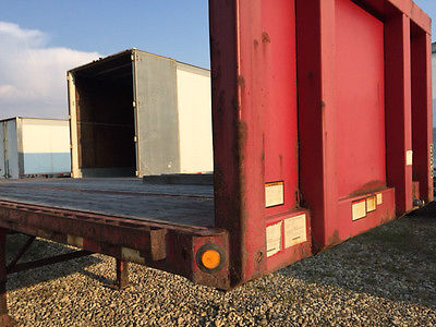 great dane flatbed  48 x96 wide  semi steel flatbed trailer