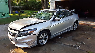 Honda : Accord Leather 2011 honda accord coupe ex l 4 cyl salvage repairable 61 000 miles leather nav