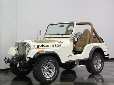 Jeep : CJ 5 ONLY 28K ORIGINAL MILES, ORIGINAL 304CI V8, SUPER CLEAN ALL AROUND GOLDEN EAGLE