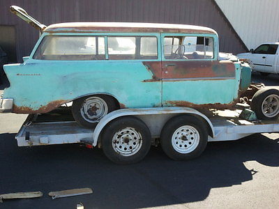 Chevrolet : Bel Air/150/210 150 handyman 1956 chevy two door handyman wagon 2 dr clear title many extra parts see photos
