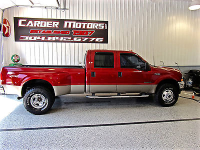 Ford : F-350 Lariat Super Duty Dually 2002 ford f 350 super duty lariat crew cab pickup 4 door 7.3 l dually