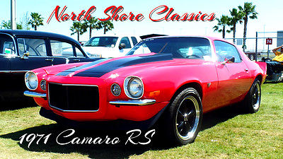 Chevrolet : Camaro RS 1971 chevrolet camaro rs 383 stroker motor real split bumper 70 72