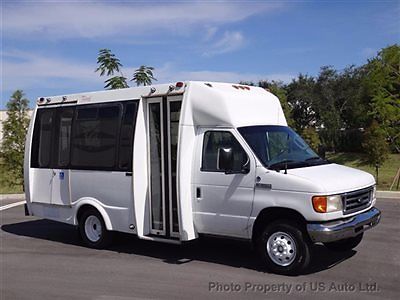 Ford : E-Series Van Base Cutaway Van 2-Door 2007 ford e 350 wheelchair shuttle bus florida van 6 passenger 6.8 l v 10 limo e 250
