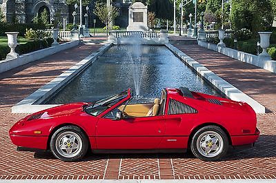Ferrari : 328 GTS 1989 328 gts rosso corsa beige 19 k miles stunning 1 owner