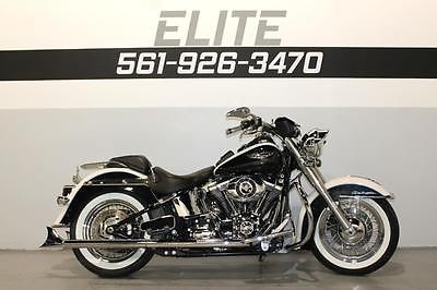 Harley-Davidson : Softail 2012 harley flstn deluxe video 217 a month heritage abs exhaust financing
