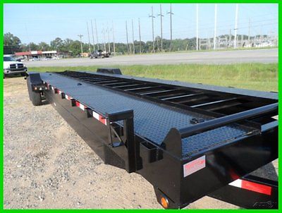 2016 Down to Earth 82x 34 open deck 2 car hualer trailer 14k GVWR New 30 flat 4'