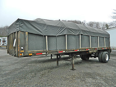 2000 Trailmobile 28 foot flat bed