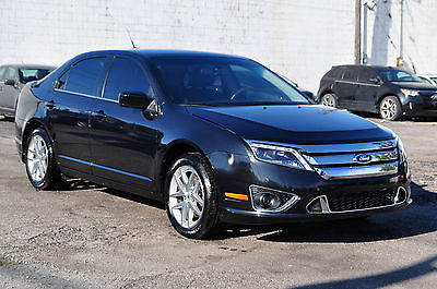 Ford : Fusion SEL Sedan 4-Door Only 22K Heated Leather Sunroof Sync Parking Sensors Clean Rebuilt Like 10 12