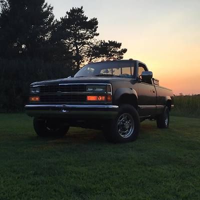 Chevrolet : C/K Pickup 3500 1990 chevy silverado k 3500 4 x 4 7.4 l v 8 454 c i big block one ton new engine