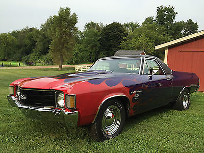 Chevrolet : El Camino SS 1972 chevrolet el camino ss 396 big block from florida restored loud fast