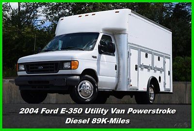 Ford : E-Series Van Enclosed Utility Van 04 ford e 350 e 350 xl cutaway enclosed utility van 6.0 l power stroke diesel used