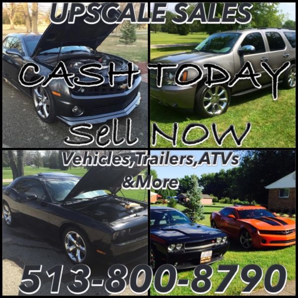 I pay CASH Today for Newer model Vehicles!!  SELL NOW
