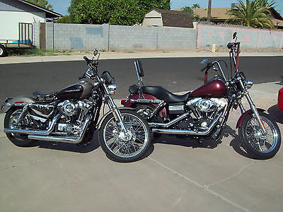Harley-Davidson : Dyna Harley Davidson Package Deal - 2008 Street Bob & 2004 Sportster 1200 Custom