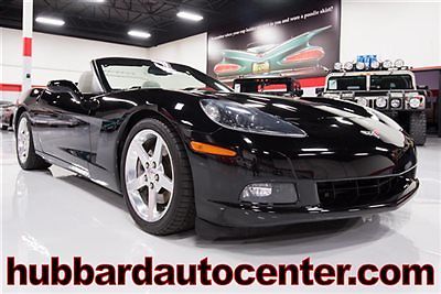 Chevrolet : Corvette 2dr Convertible 2006 chevrolet corvette black convertible low miles arizona car excellent