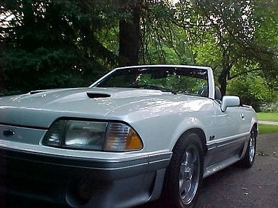 Ford : Mustang GT Pearl White/Silver, RAM AIR, S.S. Magna Flow Exhaust