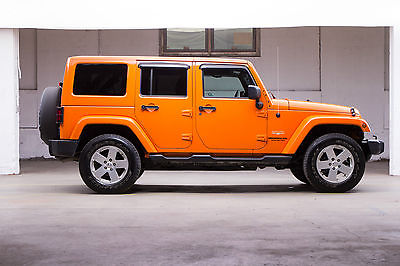 Jeep : Wrangler Unlimited Sahara Sport Utility 4-Door 2012 jeep wrangler unlimited sahara sport utility 4 door 3.6 l