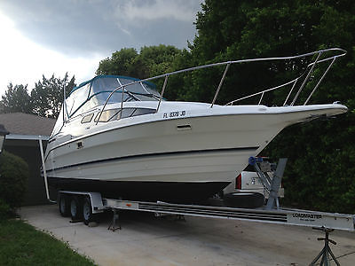 *LIKE NEW BAYLINER 2855 CIERA SE SUNBRIDGE CRUISER GEN-AC-HEAT TRAILER 100+ PICS