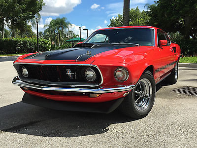 Ford : Mustang Sportroof 1969 mustang mach 1 sportroof original matching 351 engine with fmx trans