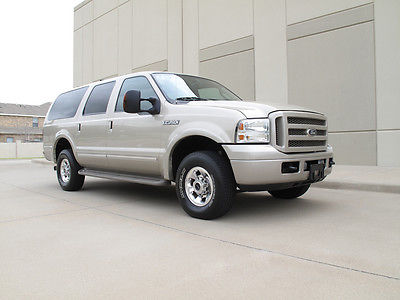 Ford : Excursion Limited 6.0L 4WD 2005 ford excursion limited 4 x 4 diesel 6.0 l 4 wd leather rust free one tx owner