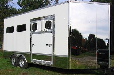 2008 ACT stacker trailer, horse trailer, custom travel trailer, enclosed trailer
