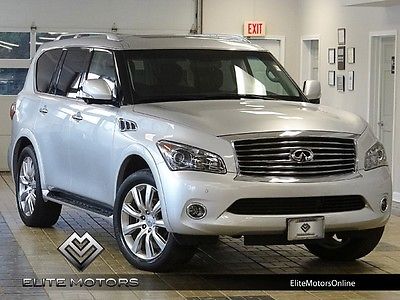 Infiniti : QX56 7-passenger 11 infiniti qx 56 4 wd nav gps back up cam dual dvd heated seats third row 1 owner