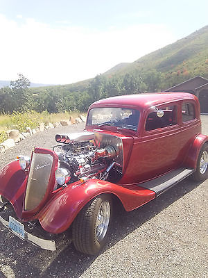 Ford : Crown Victoria Ford Vickey 1933 ford vickey custom hot rod classic replica 671 weiand blower candy red
