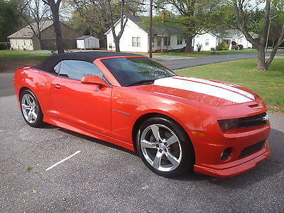 Chevrolet : Camaro 2SSRS 2 ssrs convertible inferno orange with gm body modification kit and many upgrades